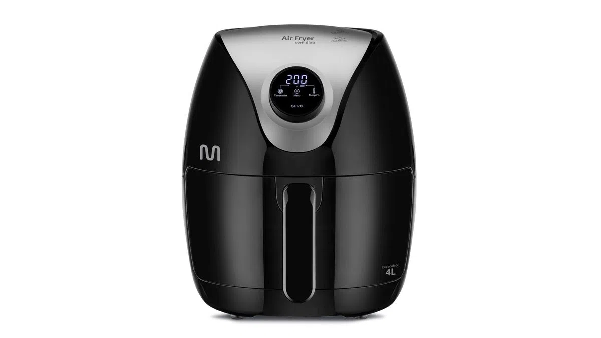 A melhor air fryer 4 litros para comer saudável!